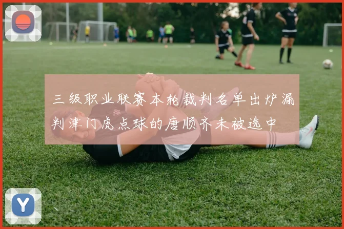 三级职业联赛本轮裁判名单出炉漏判津门虎点球的唐顺齐未被选中